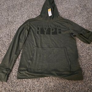 Green Long Sleeve Kids Hoodie